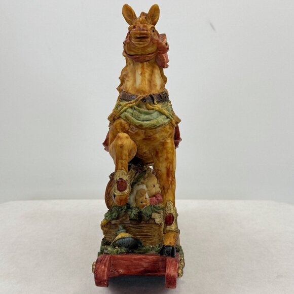 Vintage Windsor Collection Musical Rocking Horse Figurine Jingle Bells Christmas - Picture 5 of 14